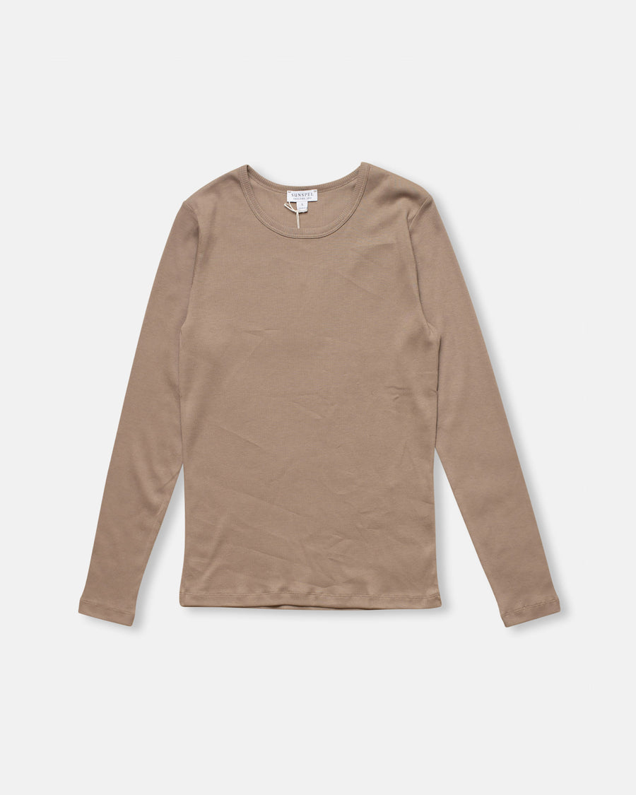rib long sleeve t-shirt