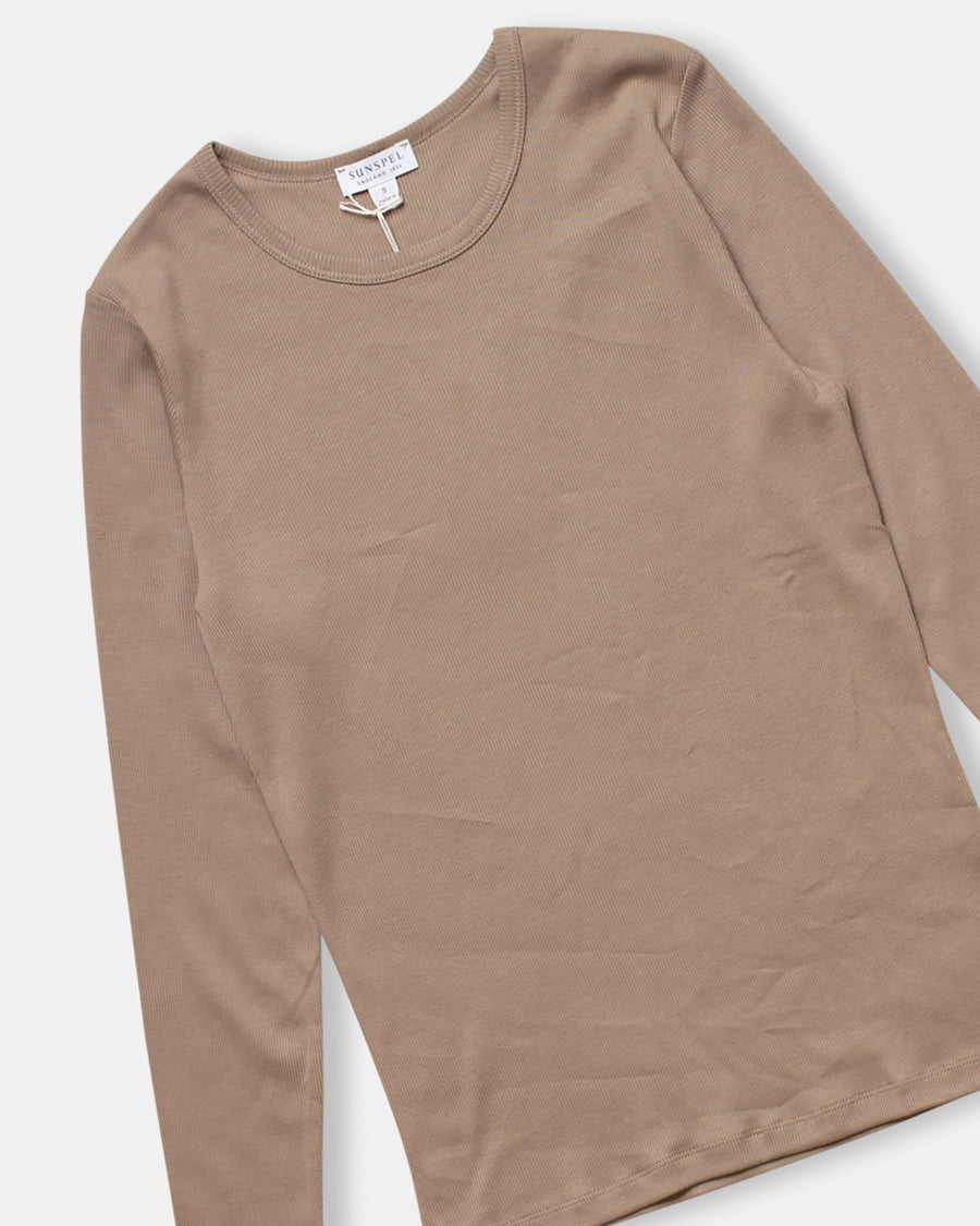rib long sleeve t-shirt