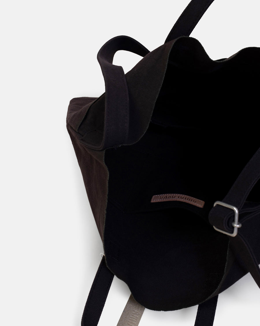 medium washed canvas 2way tote