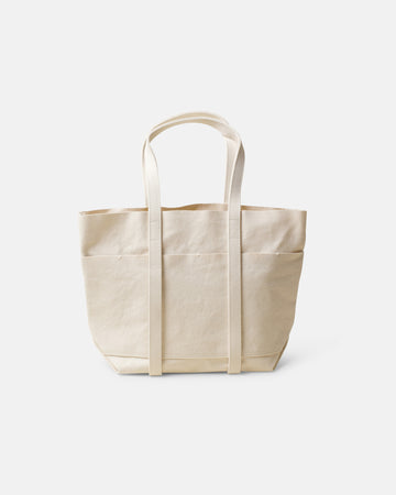 small washed canvas 6 pocket tote