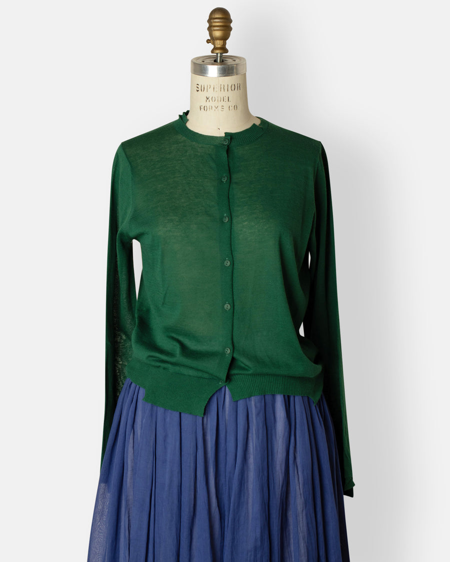 cotton knitted cardigan