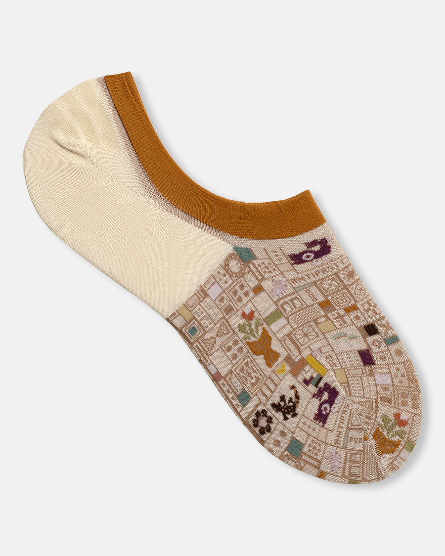 mosaic tiles no show socks