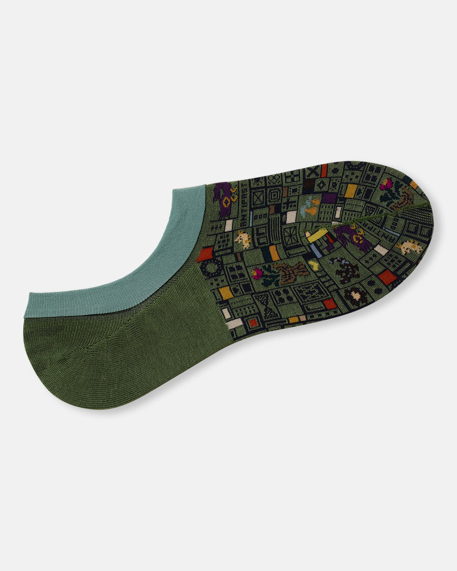 mosaic tiles no show socks