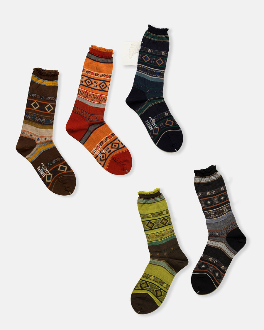 tyrolean stripe socks