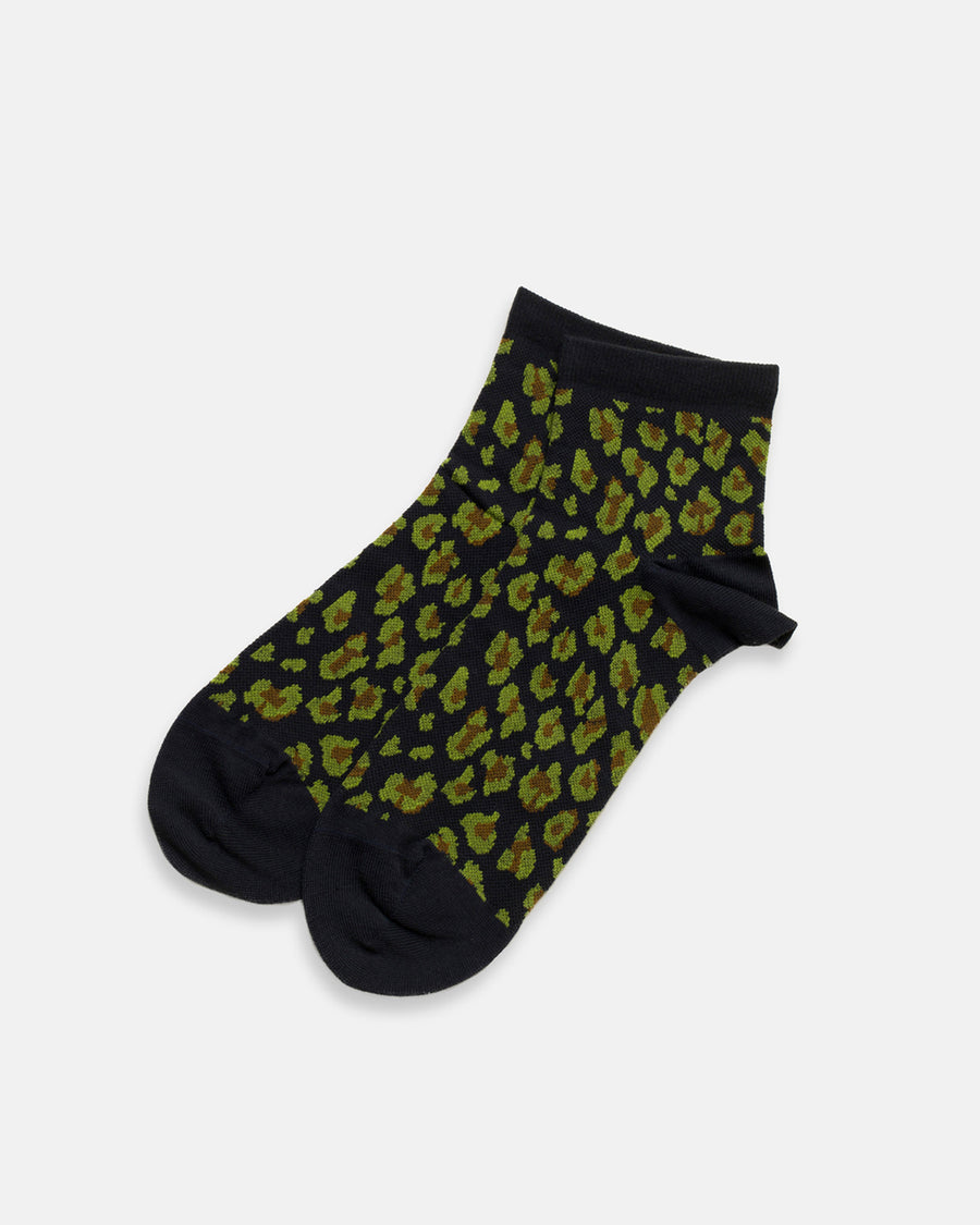 leopard ankle compression socks