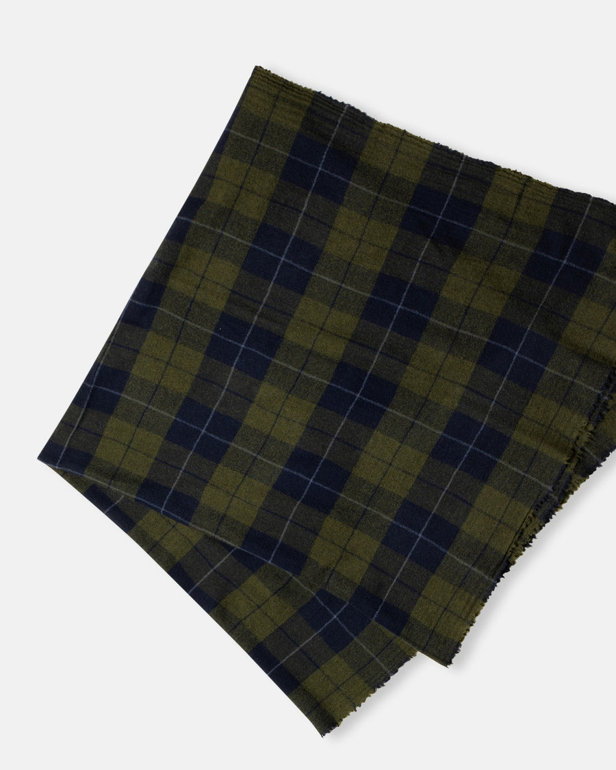 plaid cashmere shawl