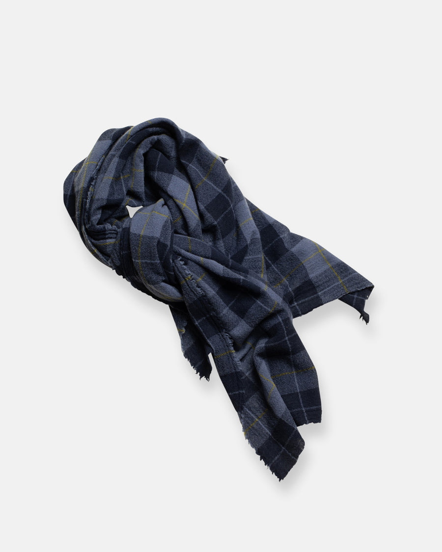 plaid cashmere shawl