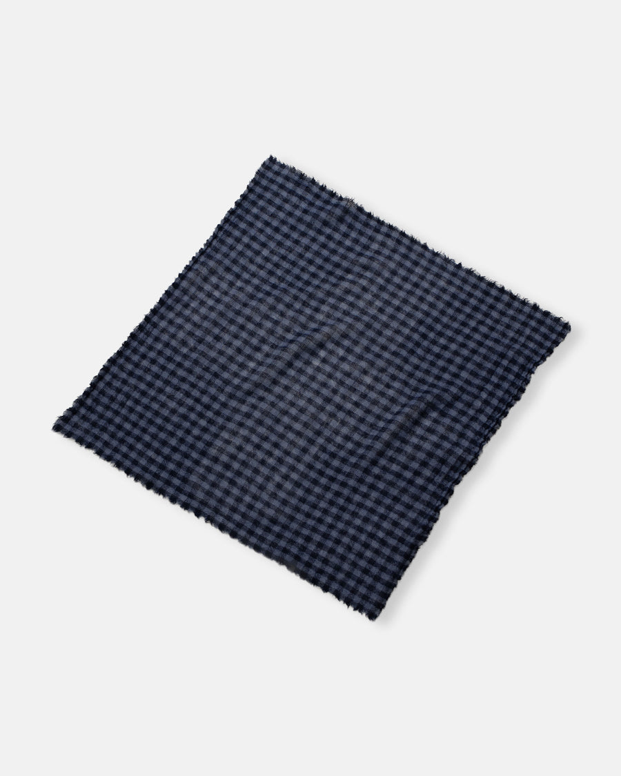 checked cashmere scarf