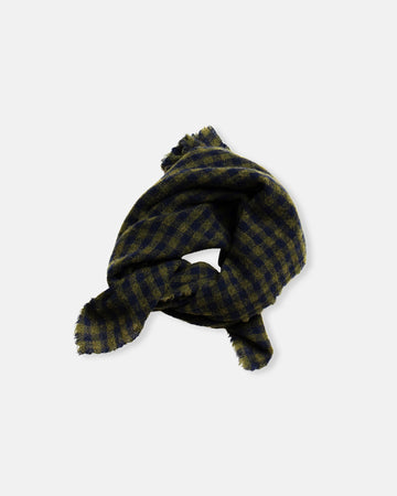 checked cashmere scarf