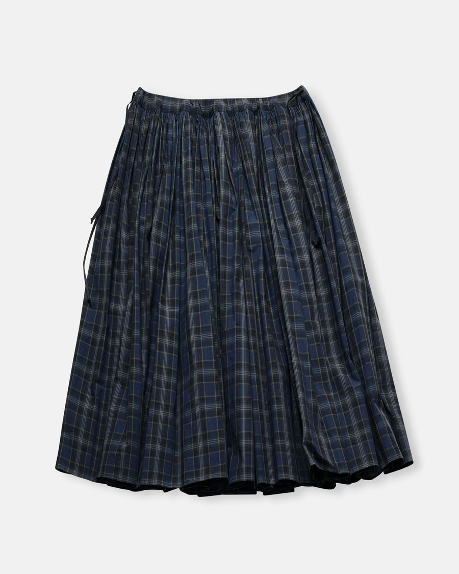 cotton tartan skirt