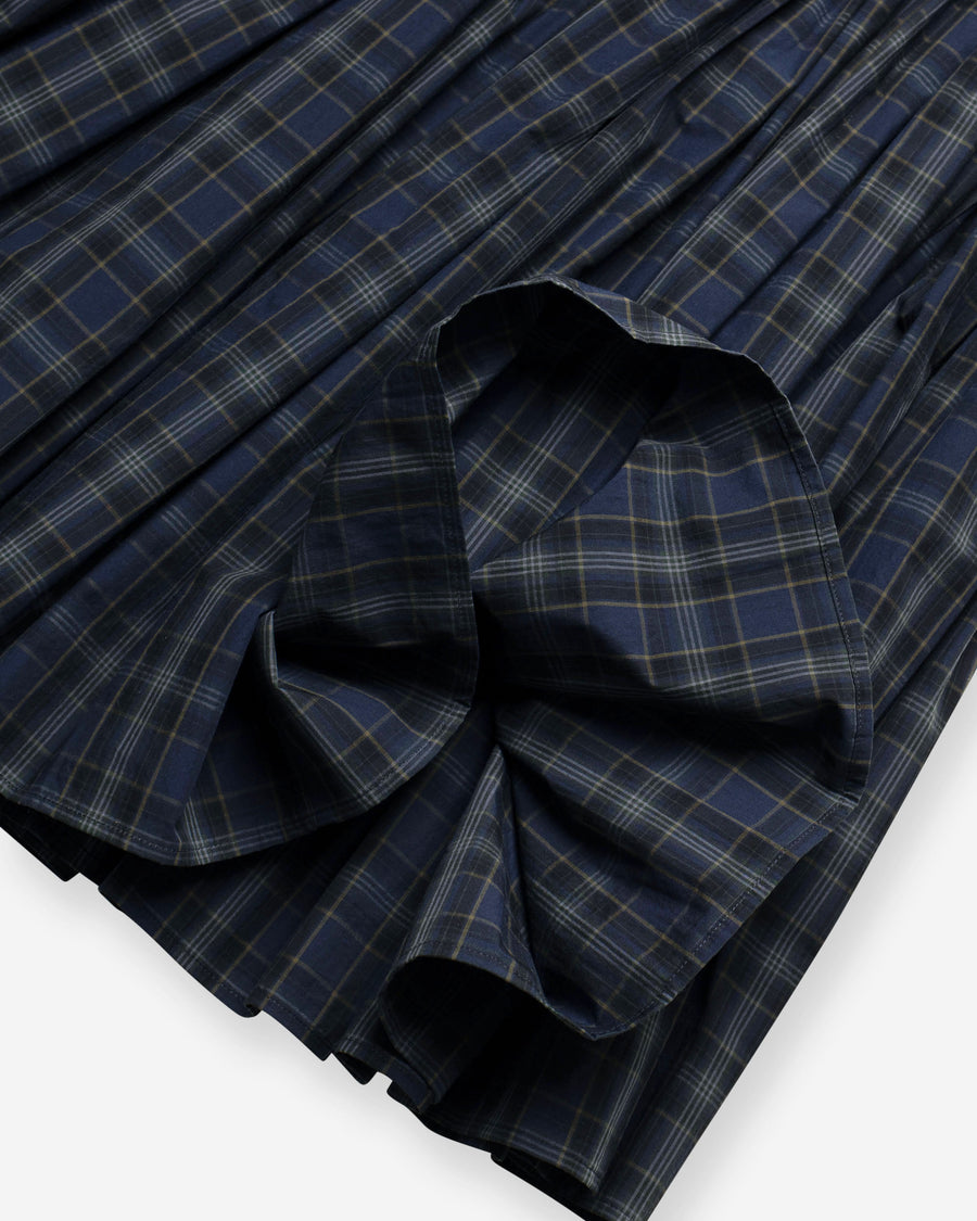 cotton tartan skirt