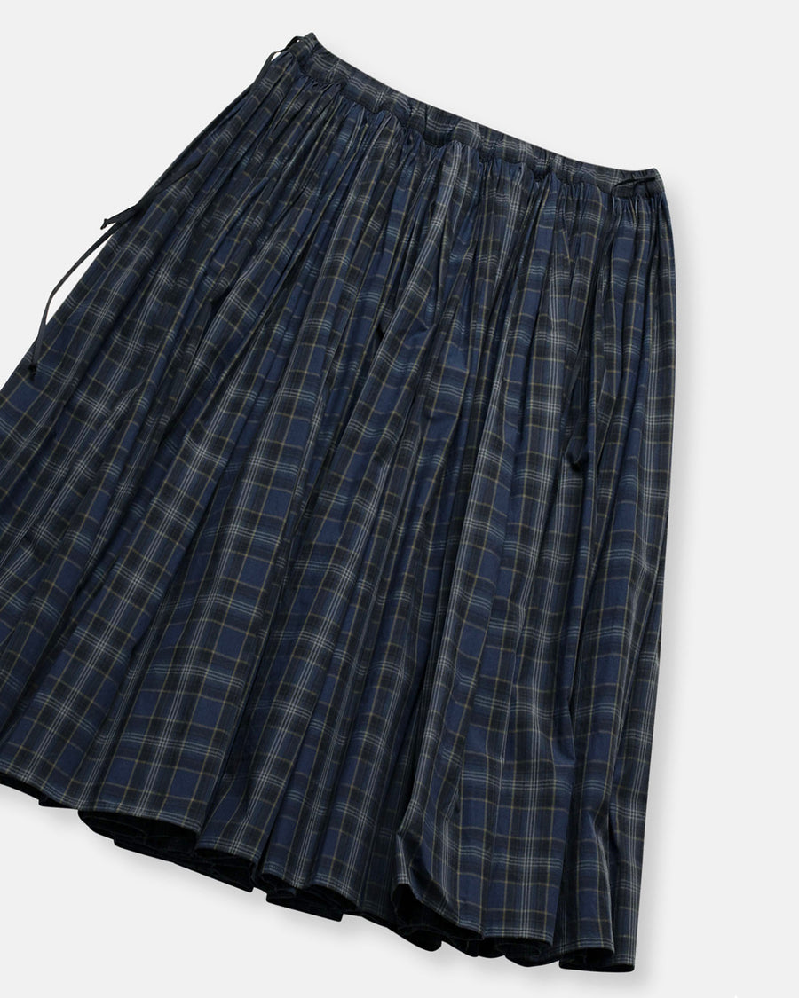 cotton tartan skirt