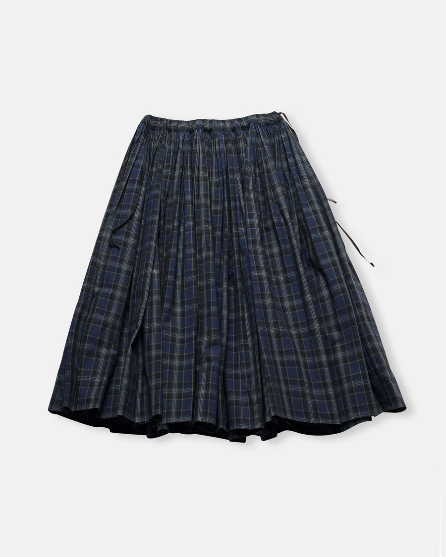 cotton tartan skirt