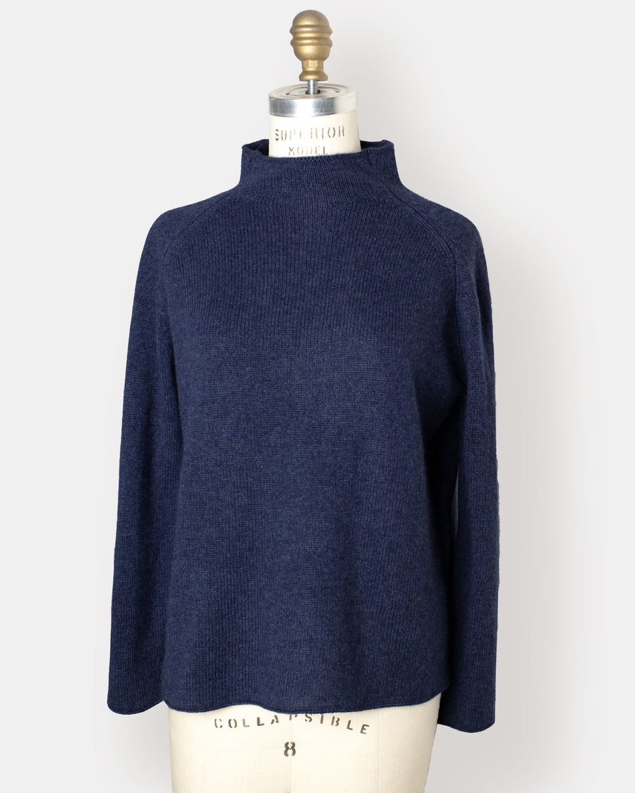 funnel neck sweater