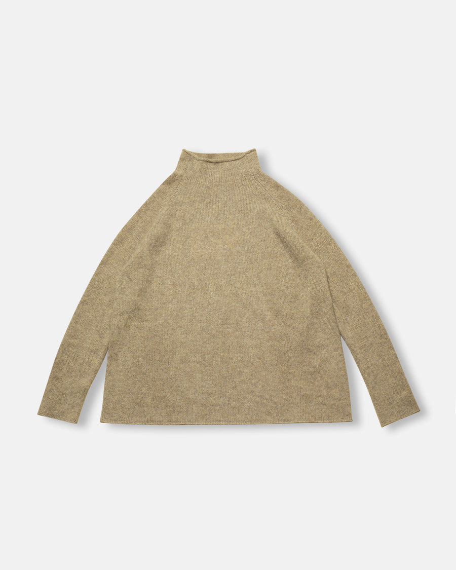 funnel neck sweater