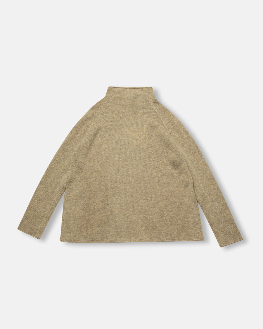 funnel neck sweater