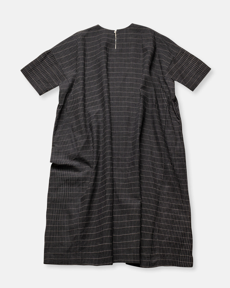 short sleeve tent line dress