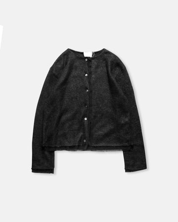 wool silk mohair cardigan