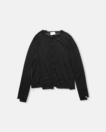 wool knit cardigan