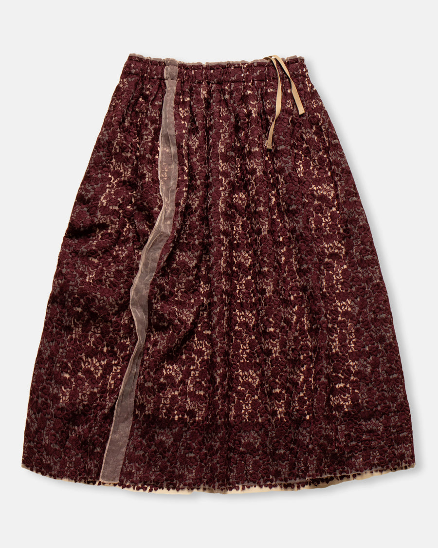Embroidered skirt
