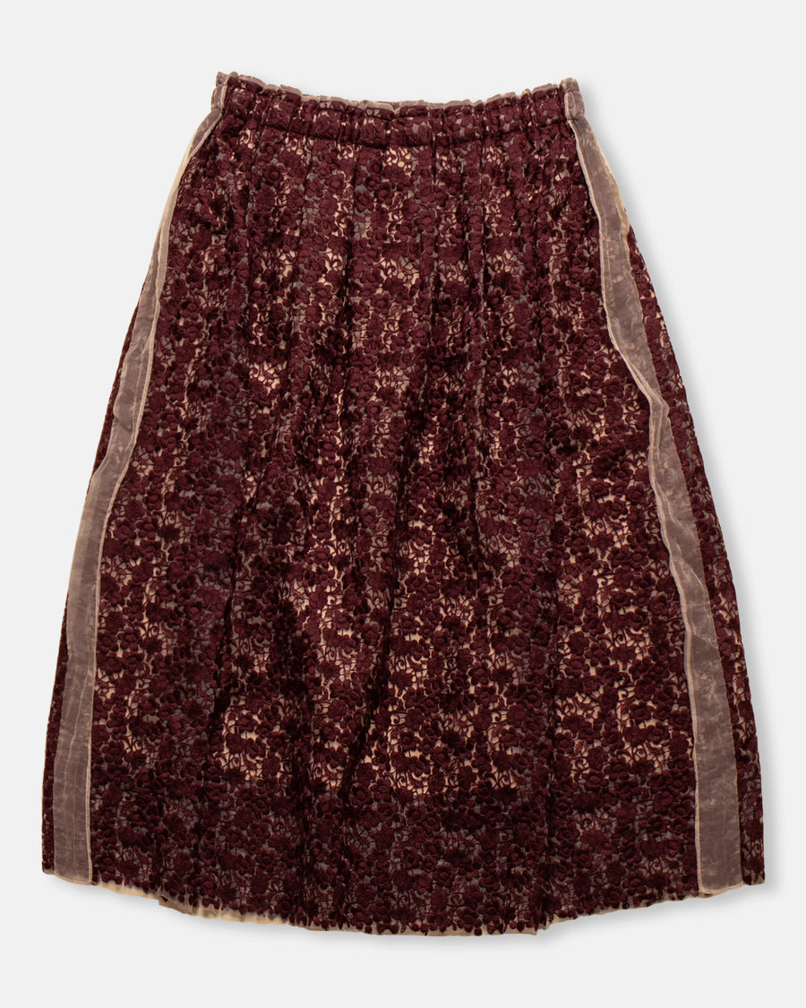 Embroidered skirt