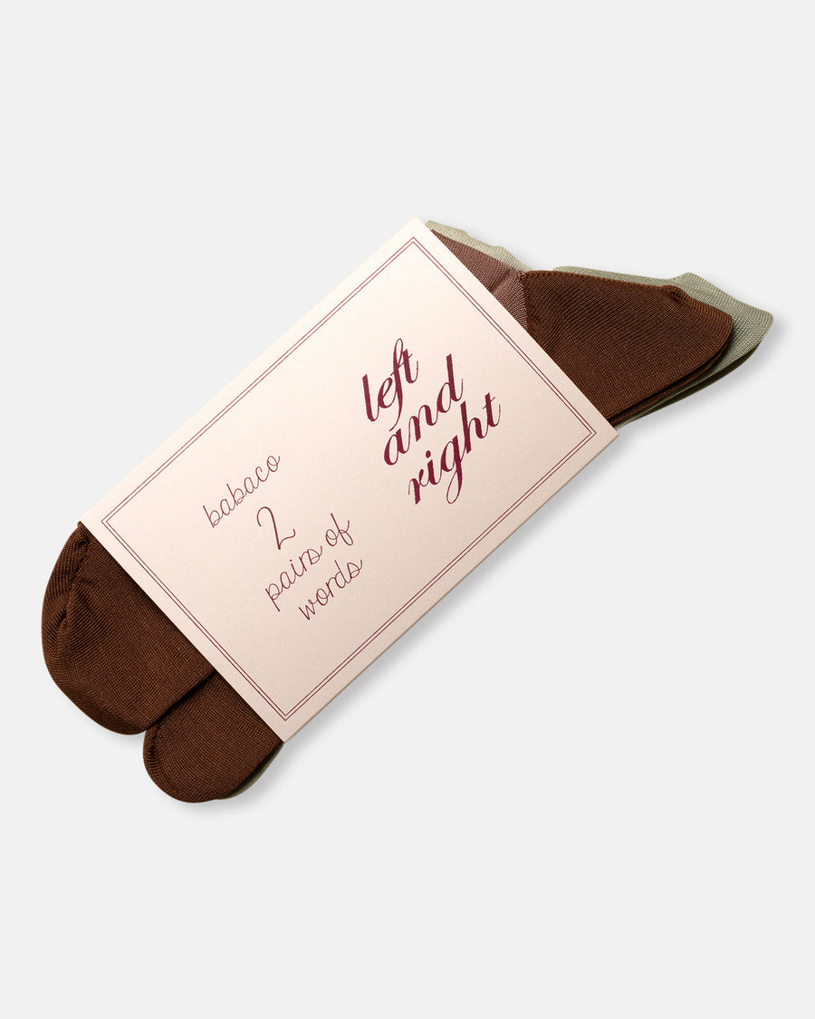 2 pairs of words socks