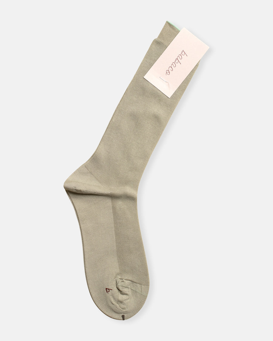cotton fine ribbed socks