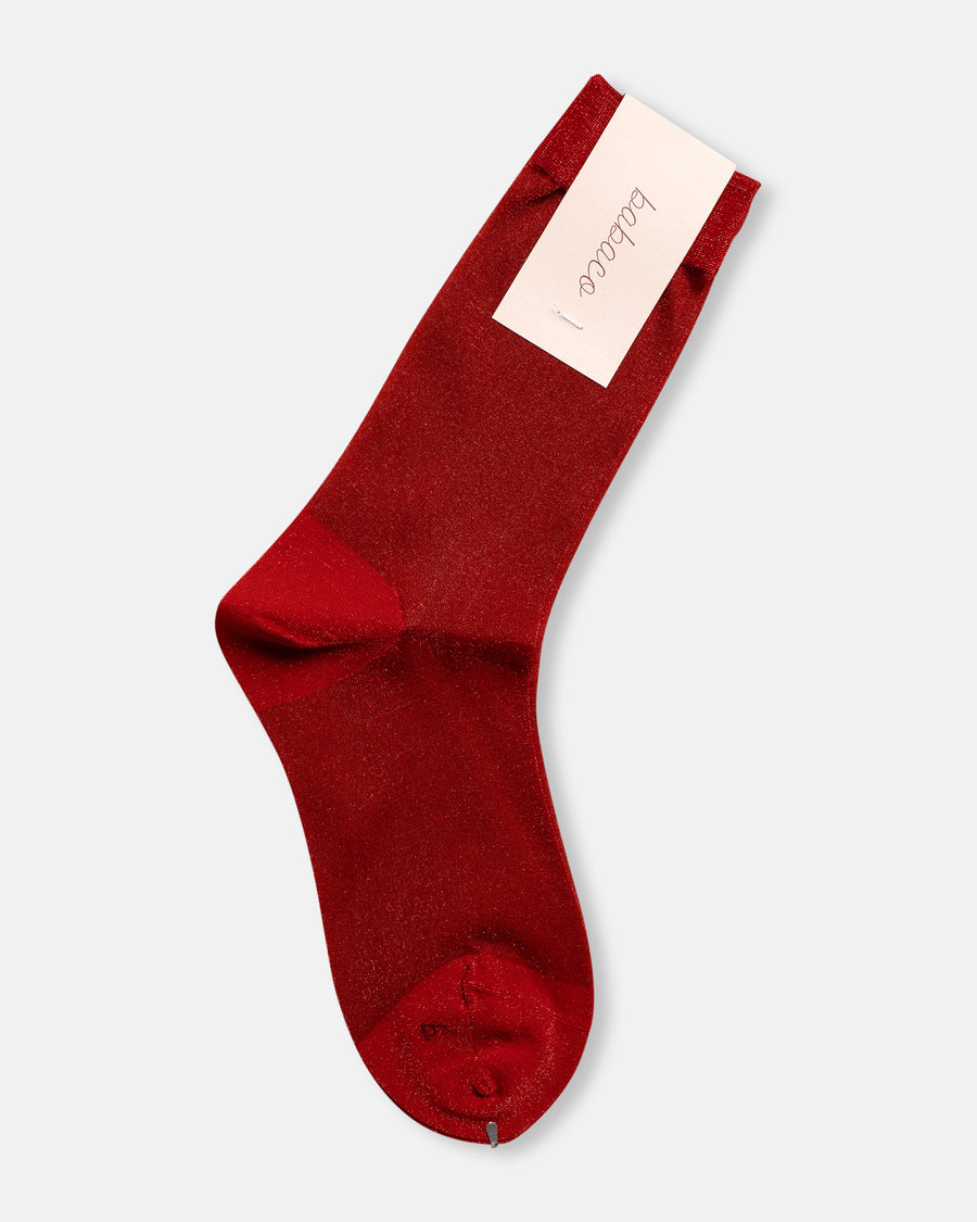 lurex sheer socks