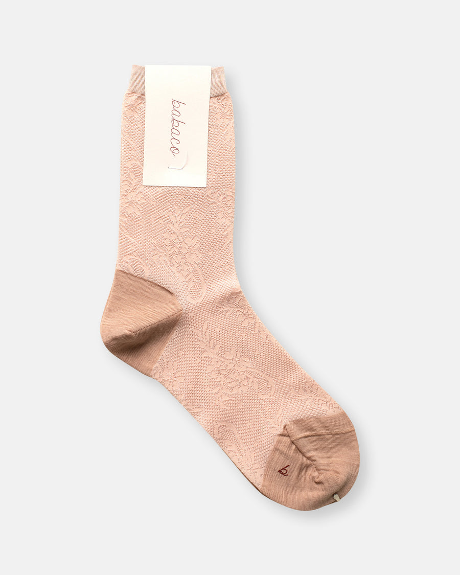 floral lace socks