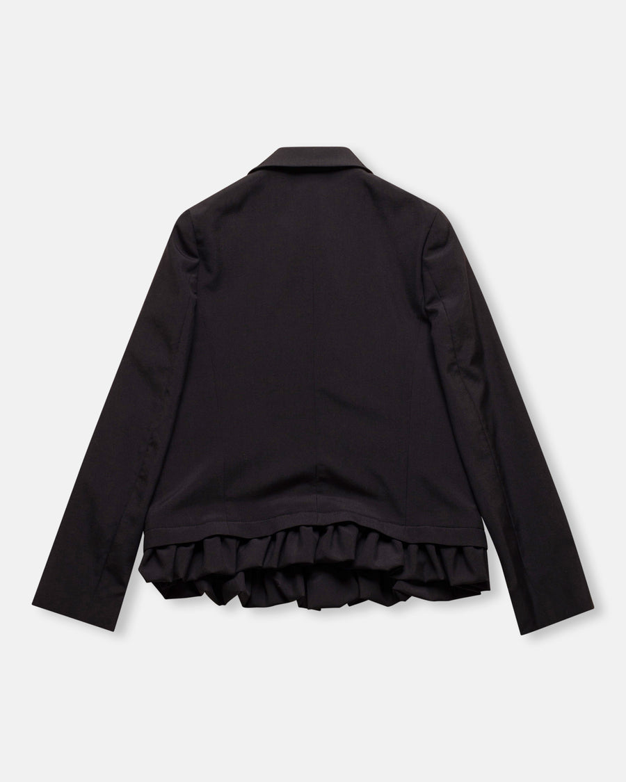 ruffle hem jacket