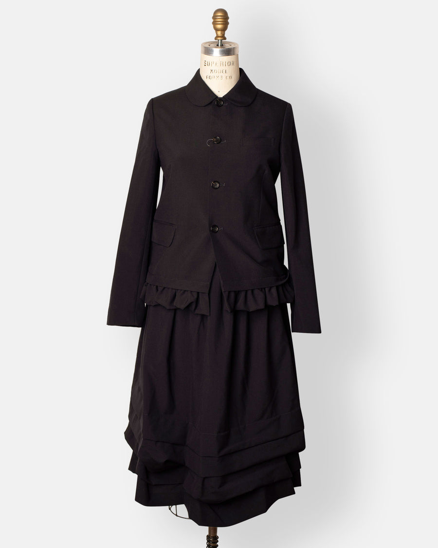 folded hem skirt