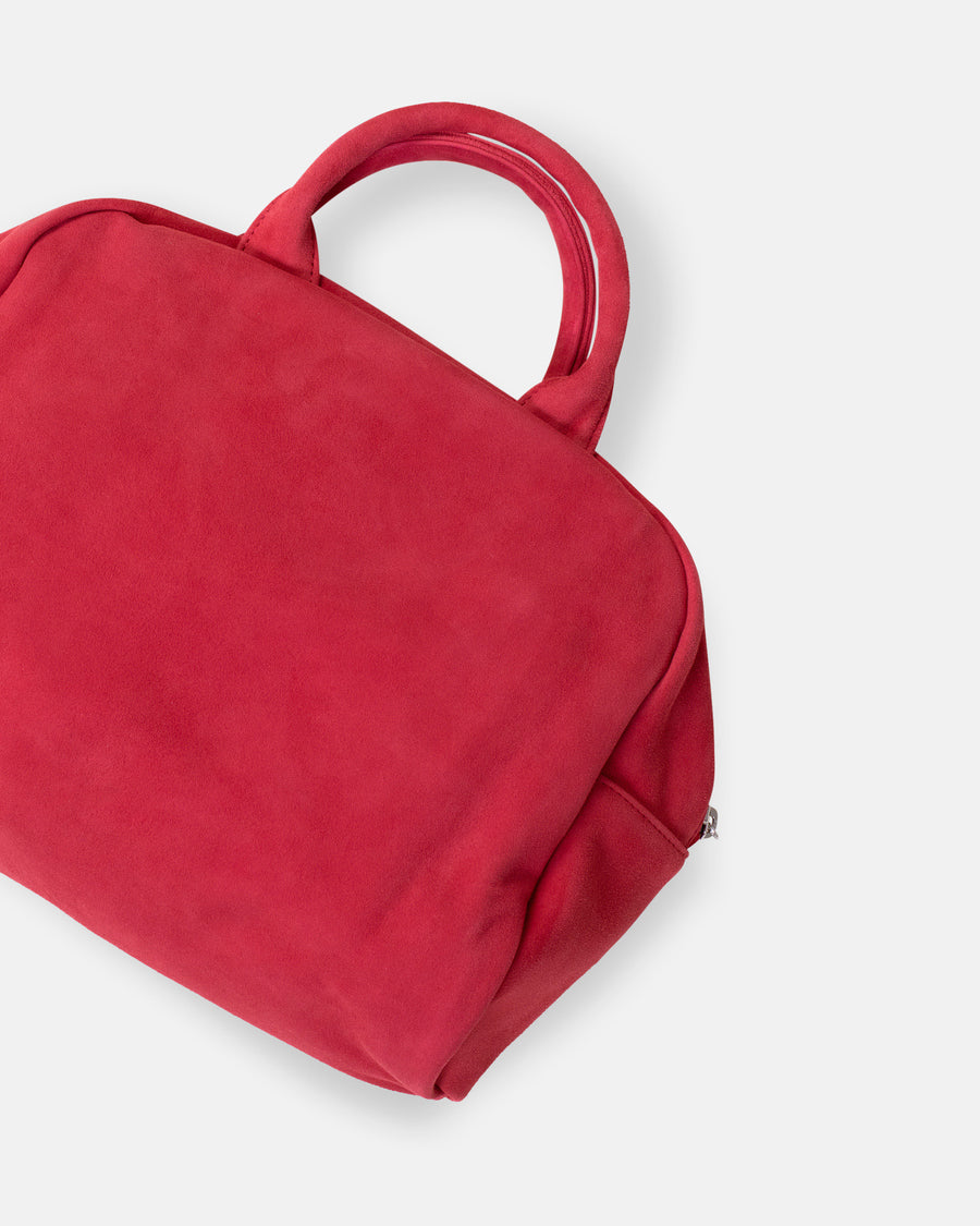 suede bowler bag