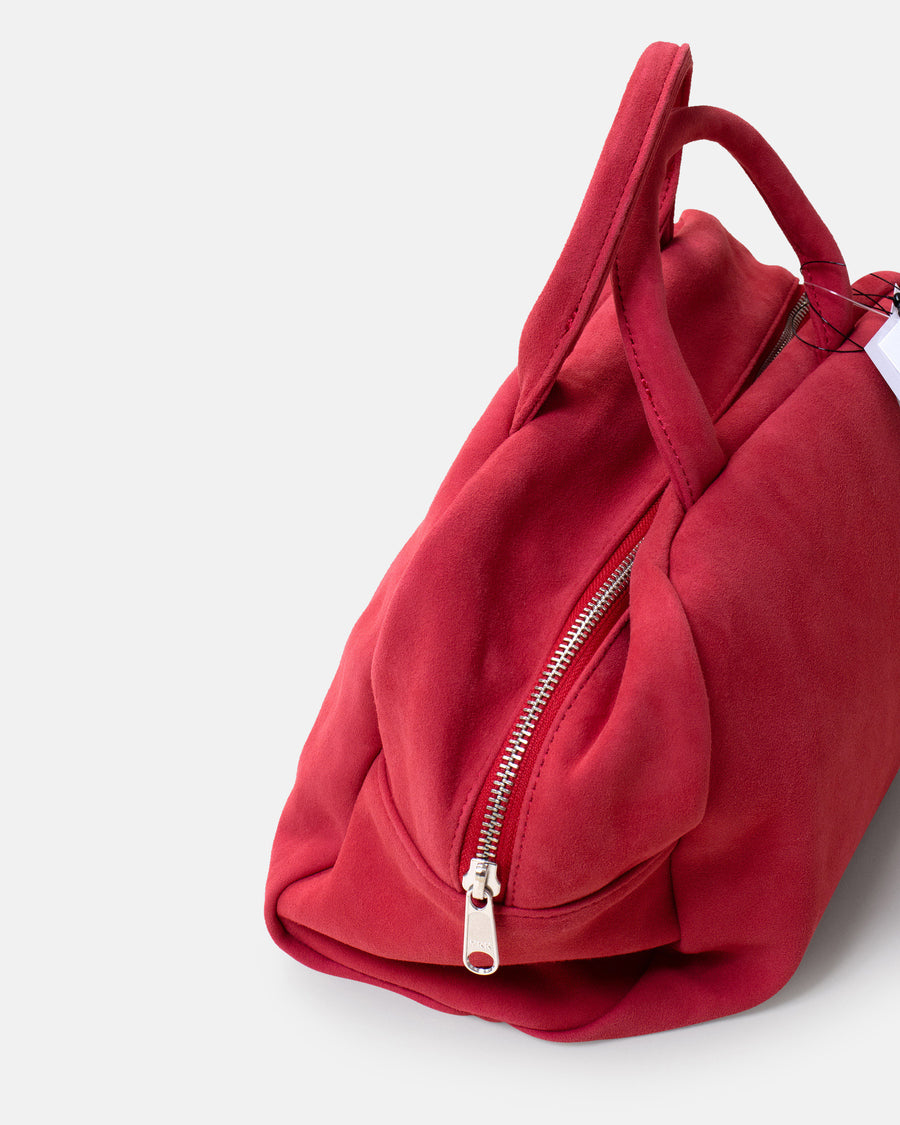 suede bowler bag