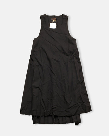 pleat back dress