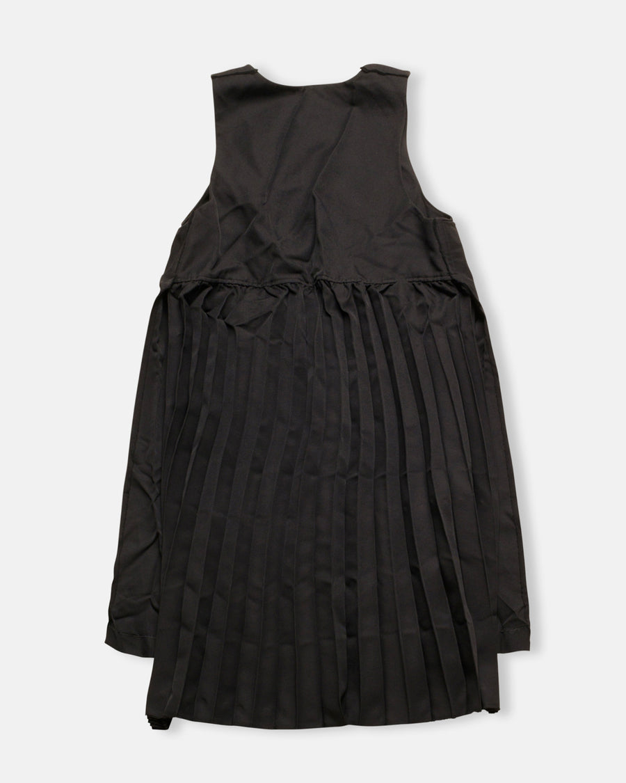 pleat back dress