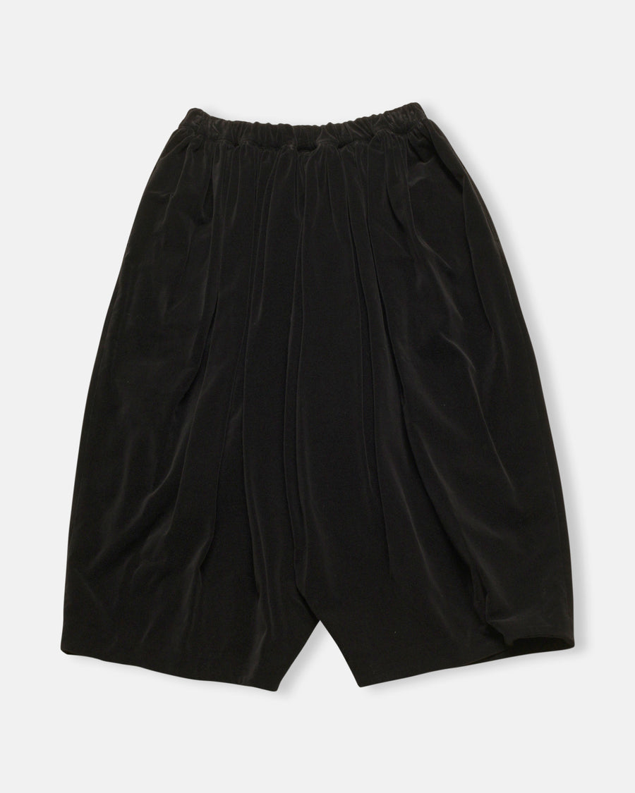 cropped velveteen balloon pants