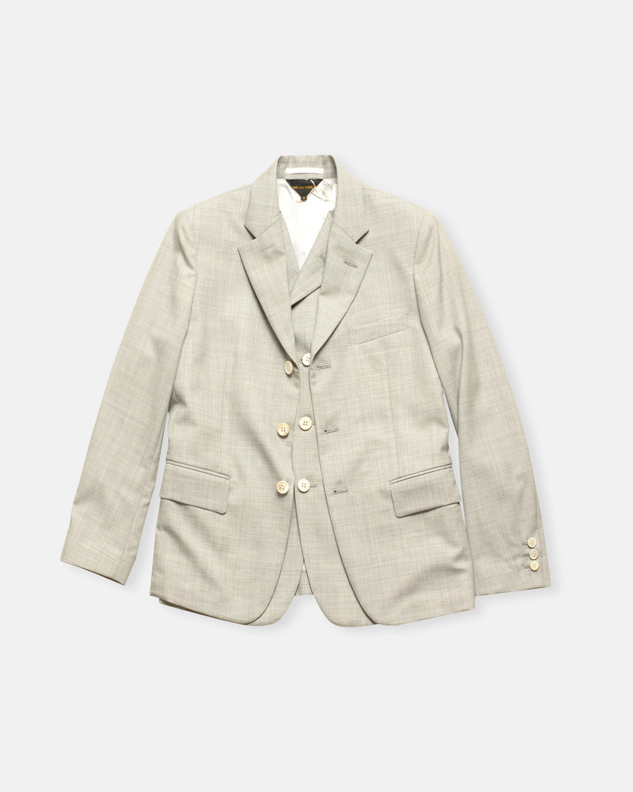 layered blazer