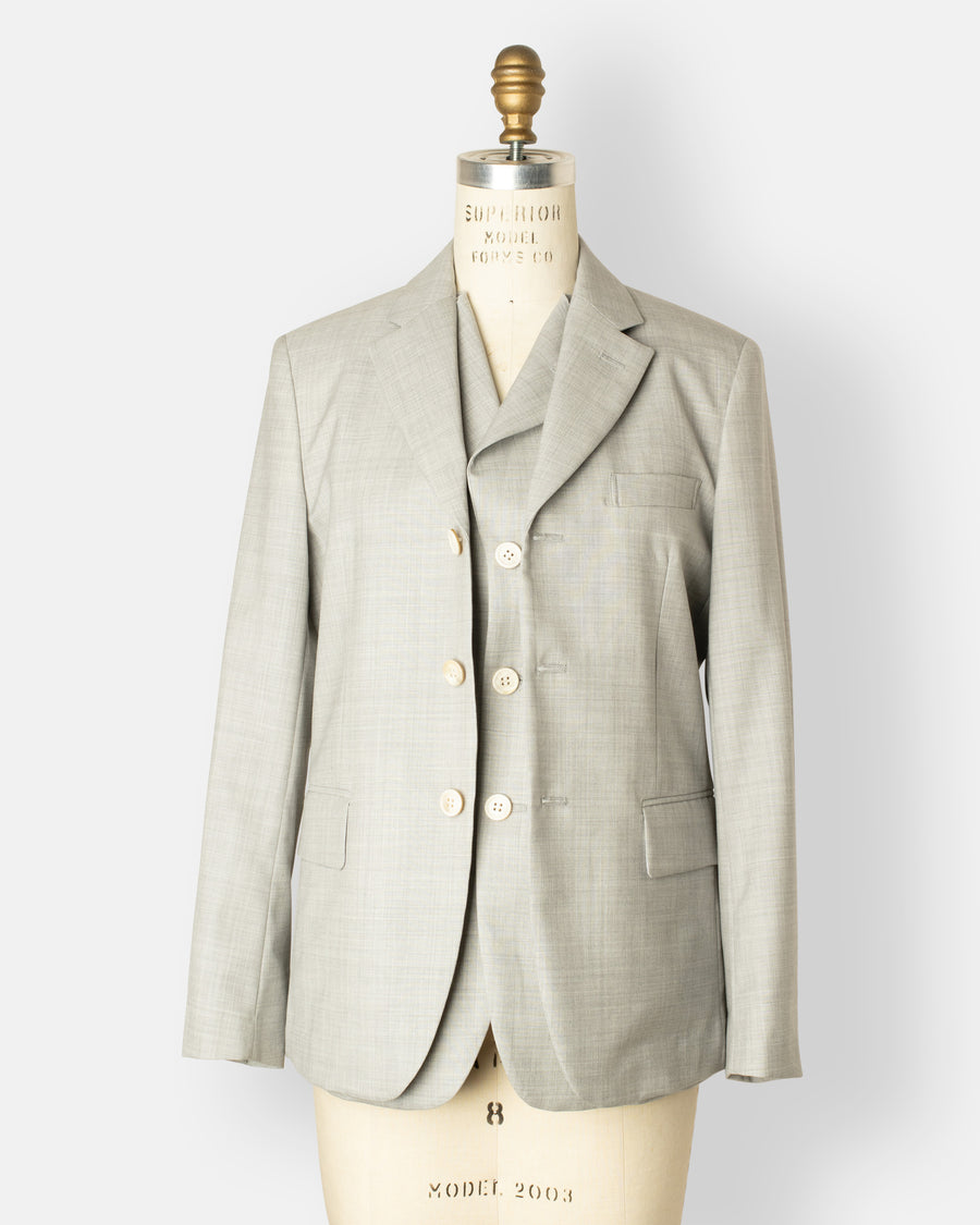 layered blazer