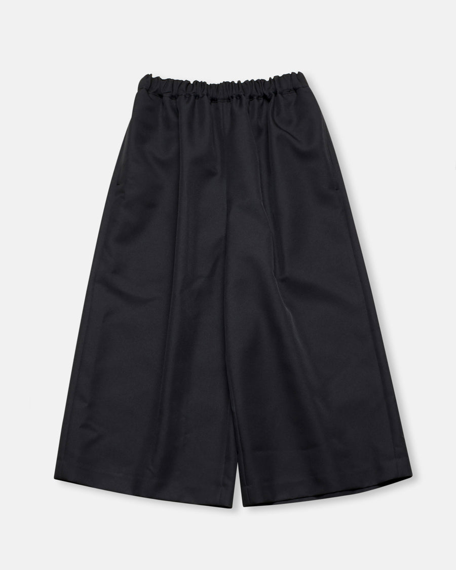 gabardine wide leg cropped pants