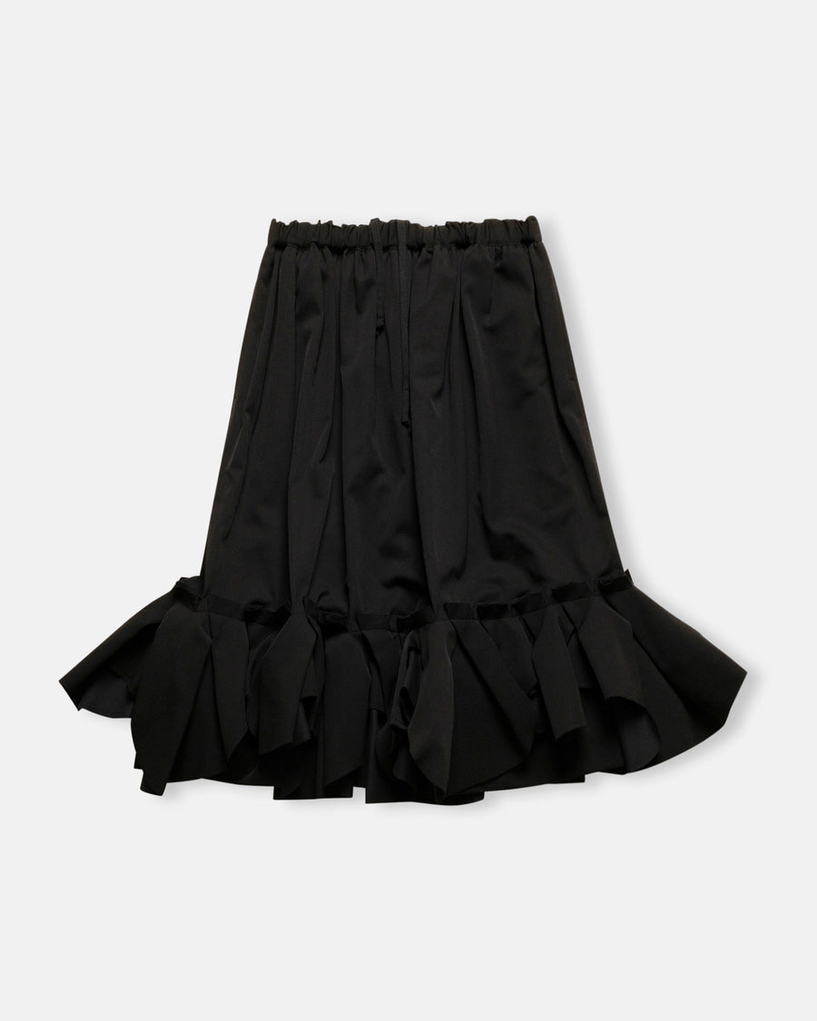 ruffle hem skirt