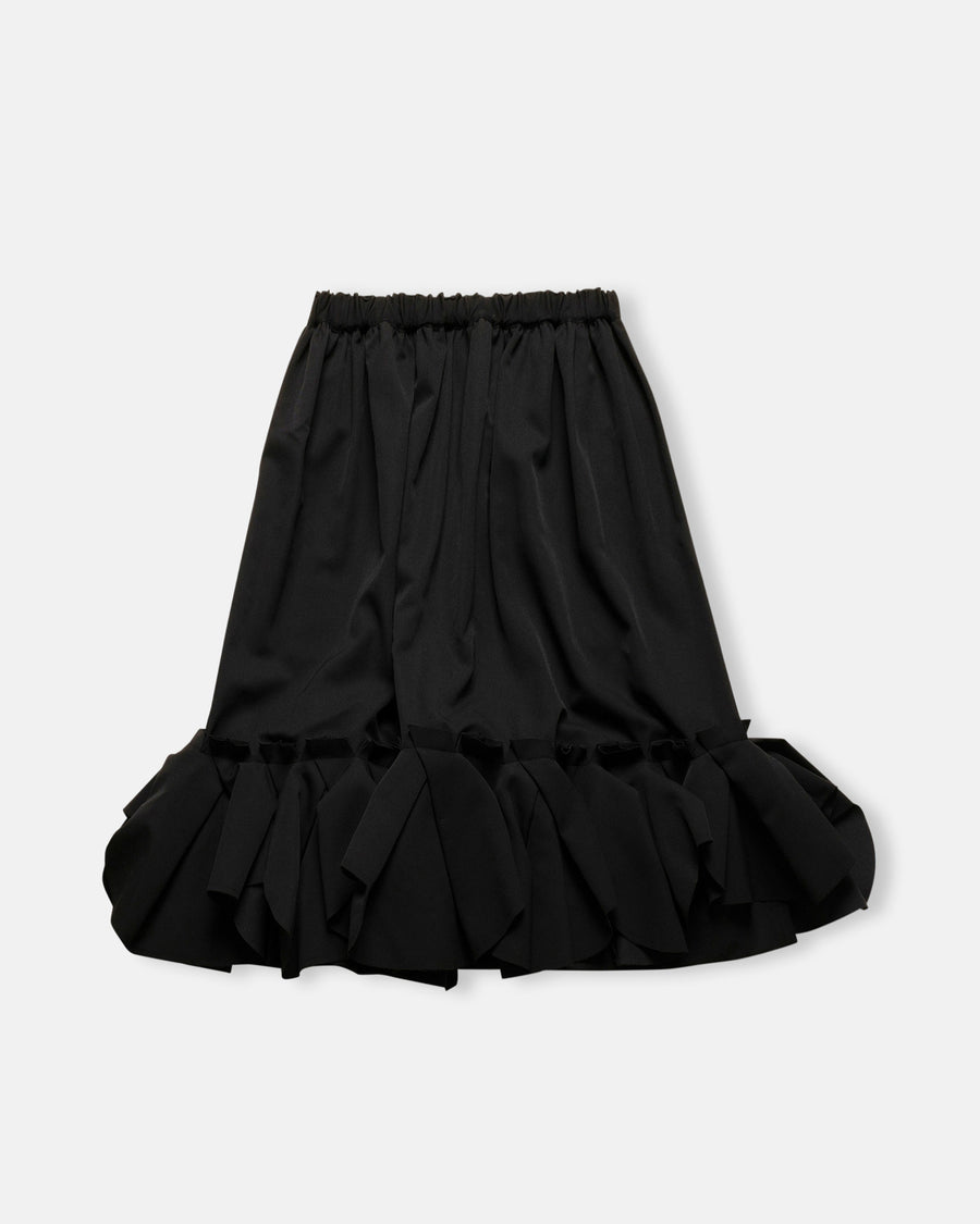 ruffle hem skirt