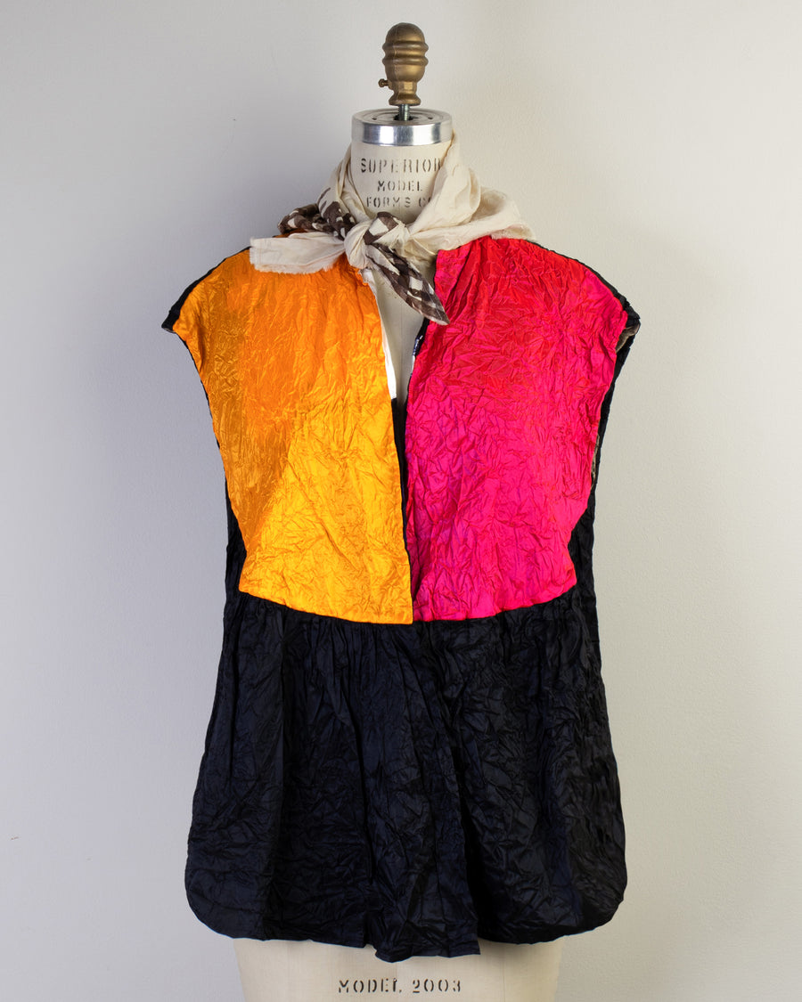 nido patchwork vest