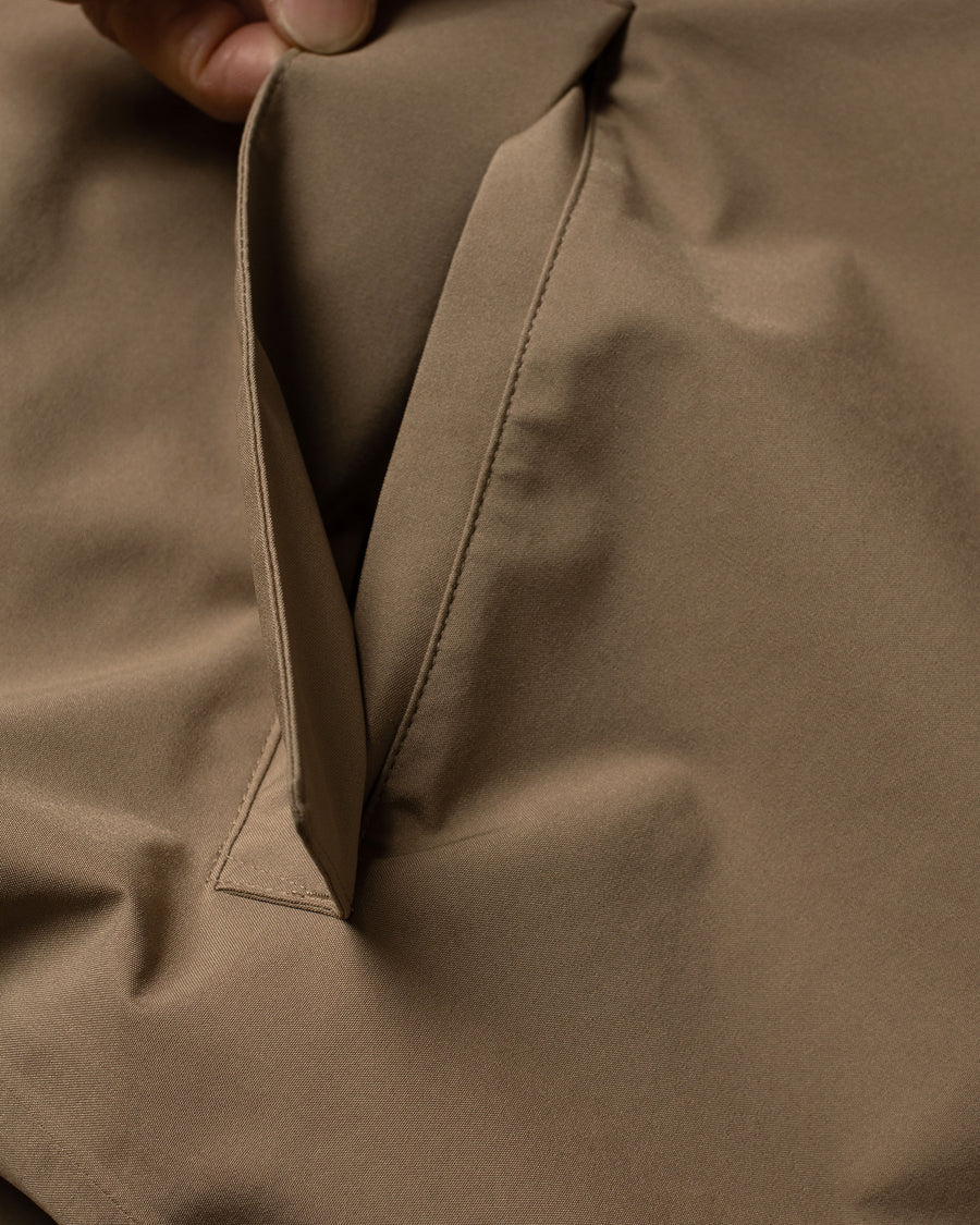 3 layer balmacaan coat
