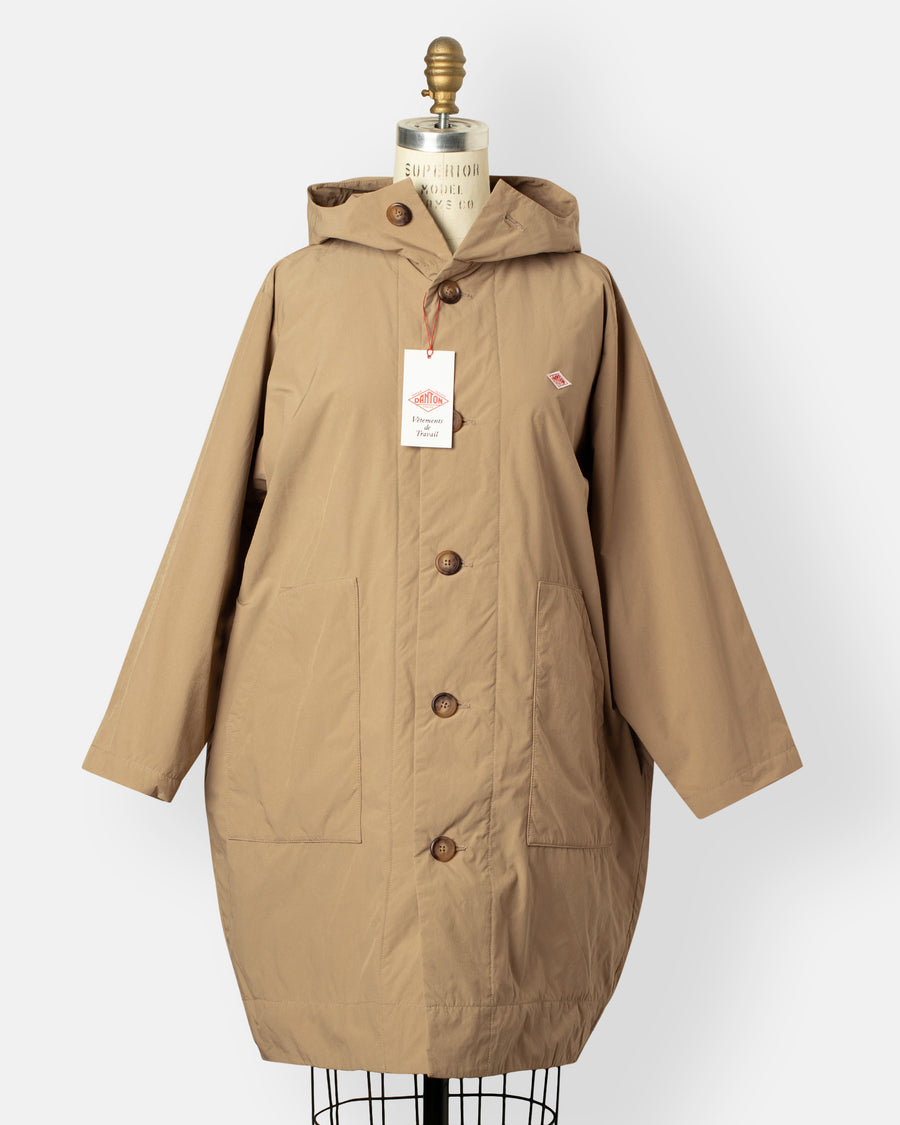 insulated hooded coat