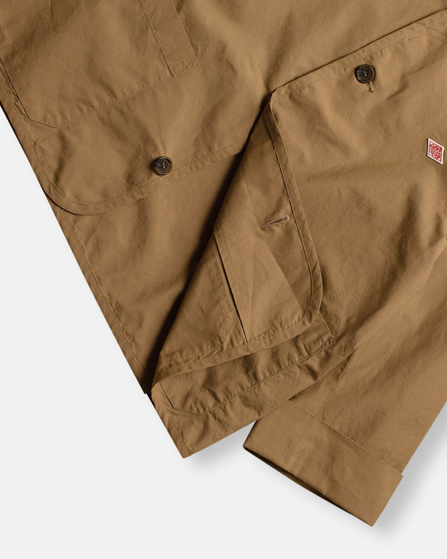 collarless chore jacket