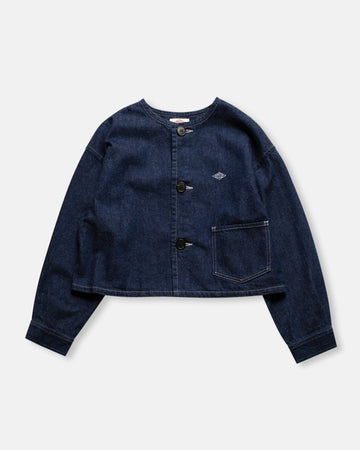 denim short jacket