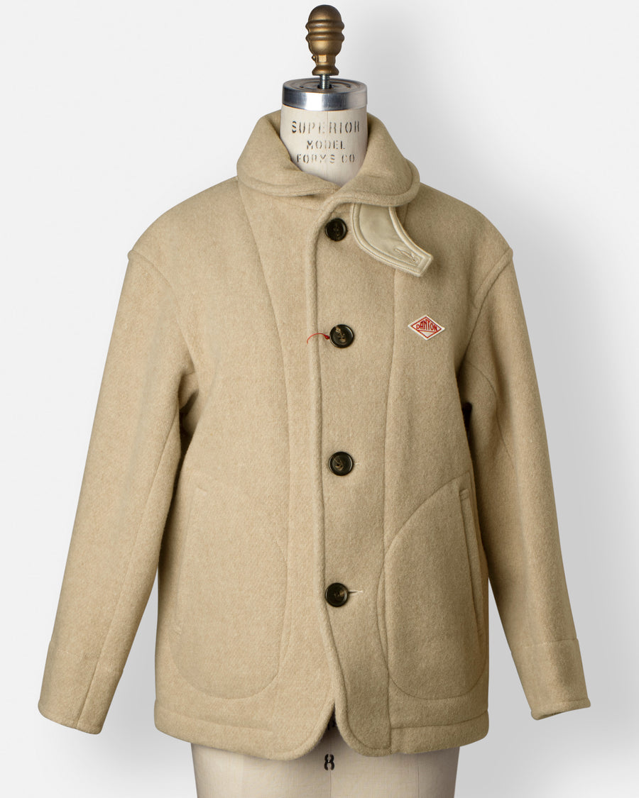 wool pile jacket