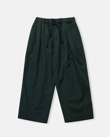 twill easy cropped pants