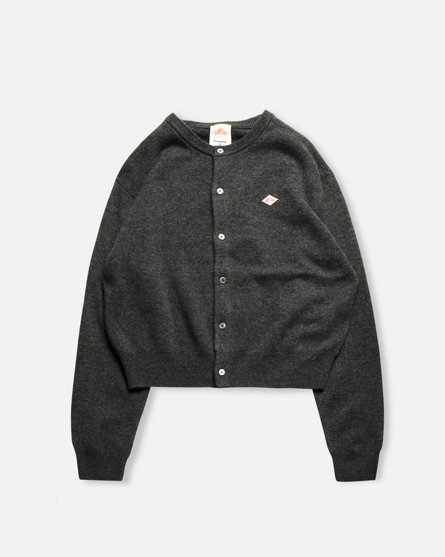 crew neck cardigan