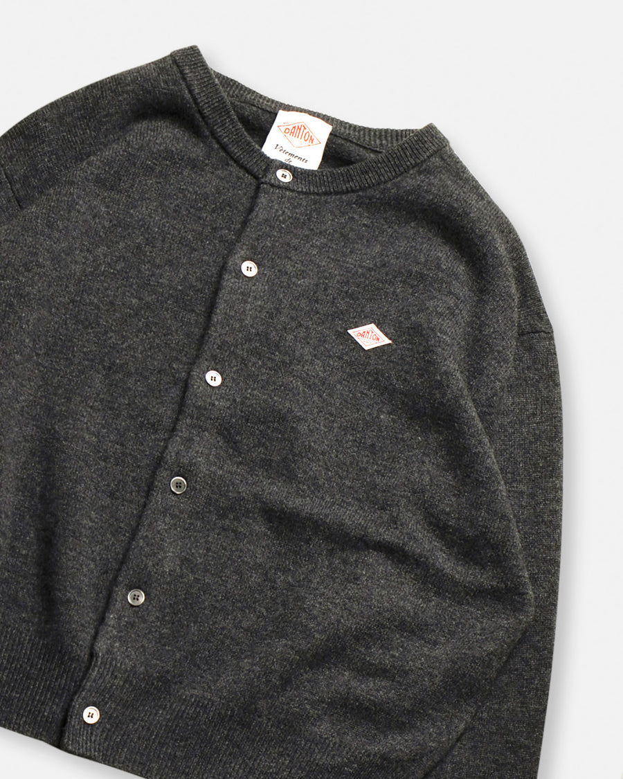 crew neck cardigan